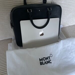 MONTBLANC Black Leather Men's Bag